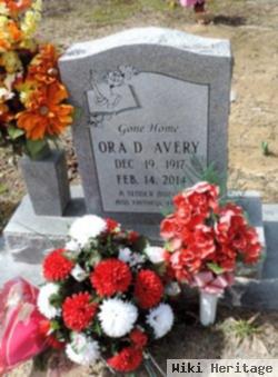 Ora D Avery