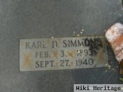 Karl D Simmons