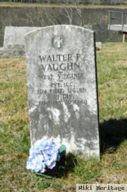 Pfc Walter Preston Vaughn