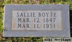 Sallie Boyte