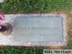 Syble Josephine Flack Westmoreland