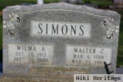 Walter C Simons