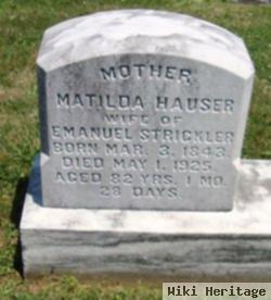 Matilda Hauser Strickler