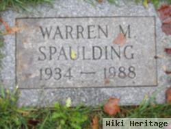 Warren M Spaulding