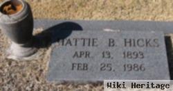 Hattie B. Leatherwood Hicks