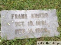 Franklin "frank" Riherd