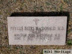 Dr Phyllis May Beers Macdonald