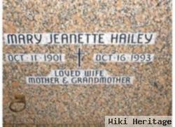 Mary Jeanette Hailey