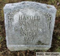 Harold Snider