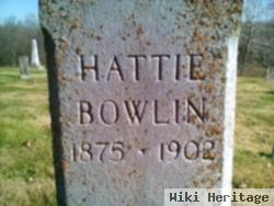 Hattie Bradshaw Bowlin