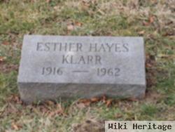 Esther Marie Hayes Klarr