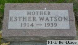 Esther May (Mae) Rohrer Watson