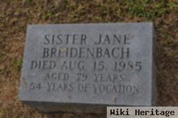 Sr Jane Breidenbach