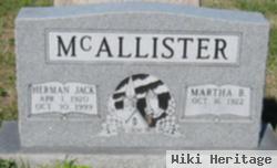 Herman Jackson "jack" Mcallister