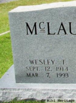 Wesley T Mclaughlin