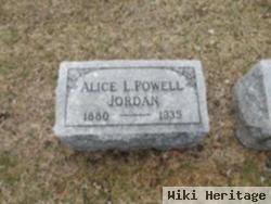 Alice Lillian Powell Jordan