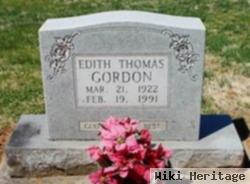 Edith Mae Thomas Gordon