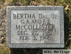 Bertha Mccollister