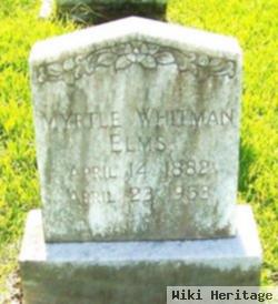 Myrtle Whitman Elms