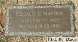 Rosalie E Hayden
