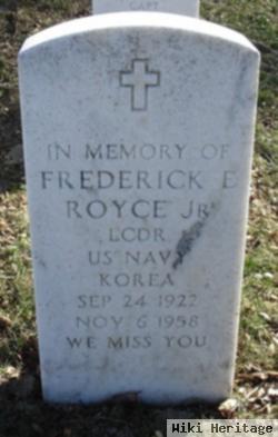 Lcdr Frederick E. Royce, Jr