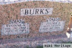 Zelma Irene Burks