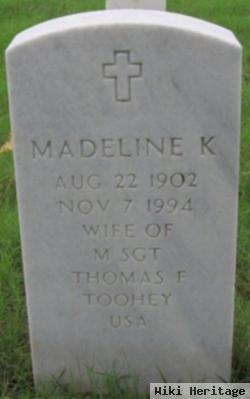 Madeline K Toohey