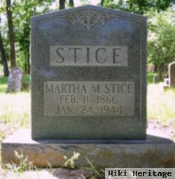 Martha M Stice