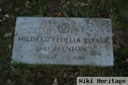 Mildred Fedelia Hanson Lepage