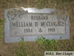 William D Mcclugage