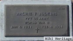 Archie F Judkins