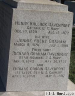 Capt Henry Kollock Davenport, Sr