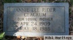 Annie Lee Rider Clackum