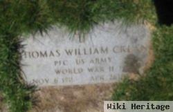 Pfc Thomas W. Crean