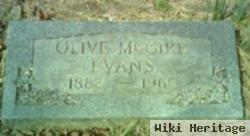 Olive Violet Gilbert Evans