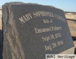 Mary Sophronia Curtis Palmer