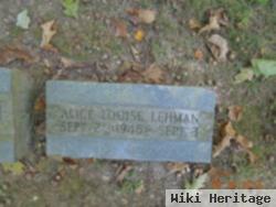 Alice Louise Lehman