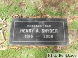 Henry A Snyder