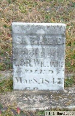 Sarah E. Williams