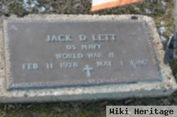 Jack D Lett