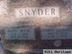 Harry Leonard Snyder