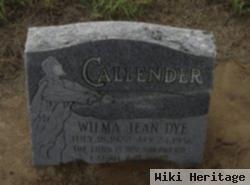 Wilma Jean Dye Callender