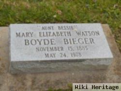 Mary Elizabeth Watson Boyde Bieger