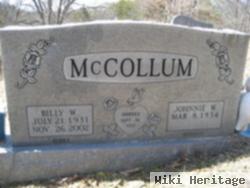 Johnnie W "nonnie" Mccollum