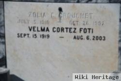 Velma M Cortez Foti