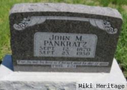 John M Pankratz