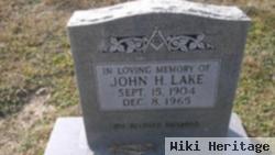 John H Lake