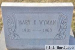 Mary E. Wyman