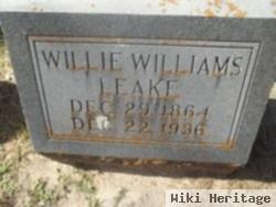 Sarah Willie Williams Leake