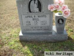 April R. Mayes Hill
